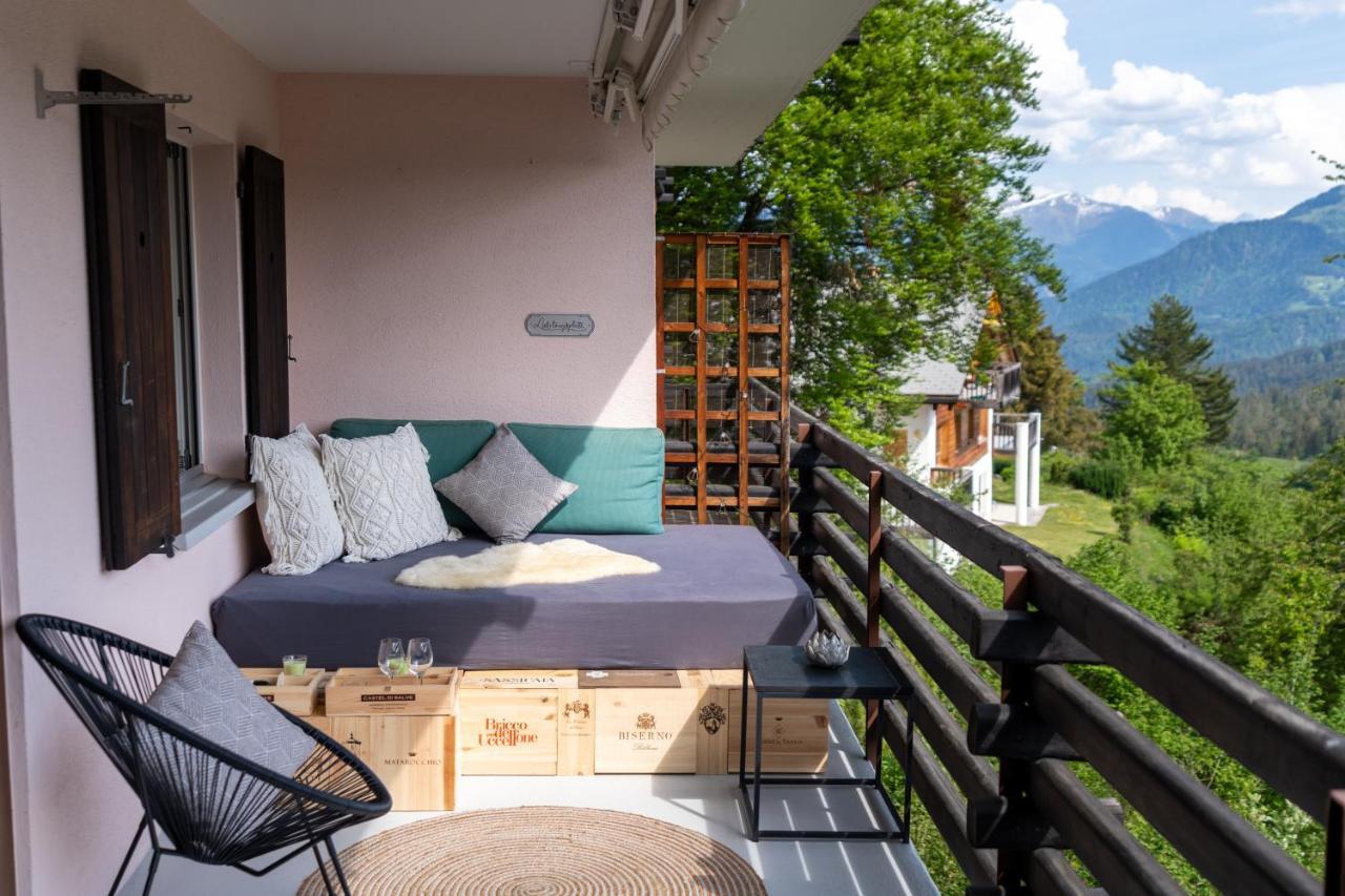 Апартаменты -Panorama-Bergblick- Dampfbad-Dusche Und Aussenbett Флимс Экстерьер фото